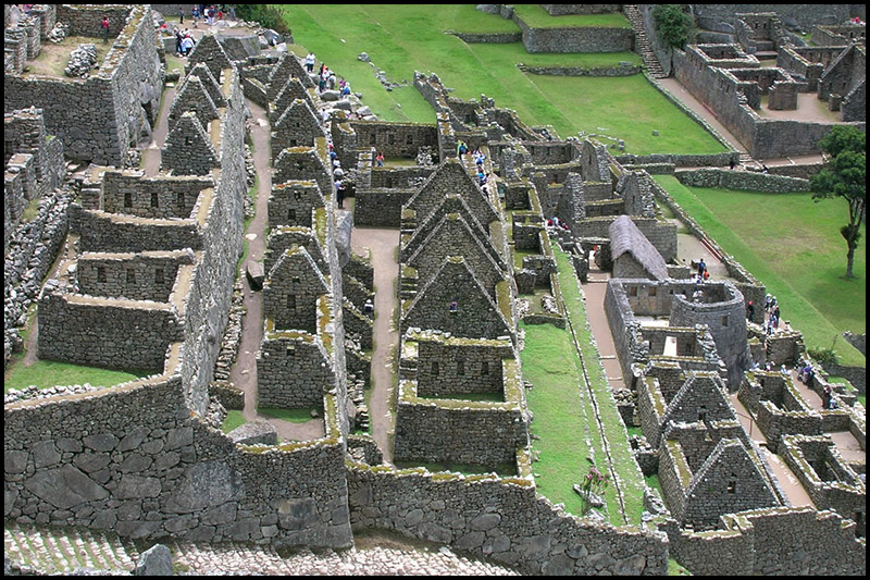 El sector urbano de Machu Picchu.